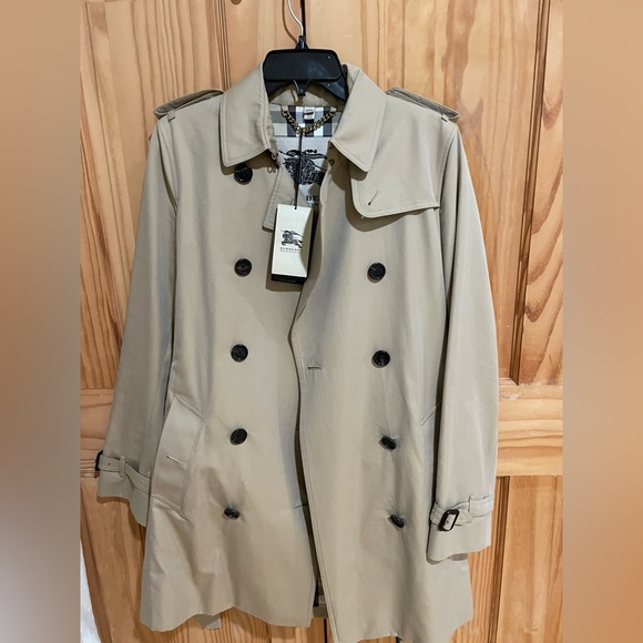 Burberry Modern Fit Trench Coat Size US 8 - Picture 8 of 9